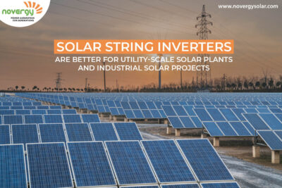 Solar String inverters are better for utility-scale solar plants and ...