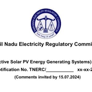 TNERC Proposes New Regulations for Grid Interactive Solar PV Energy Generating Systems in Tamil Nadu