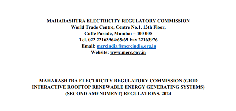 Maharashtra MERC Introduces Virtual Net Metering for Rooftop Solar Power