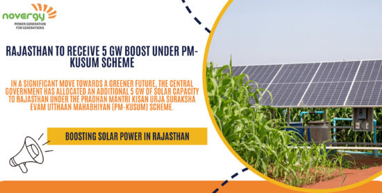 Rajasthan to Receive 5 GW Boost Under PM-KUSUM Scheme