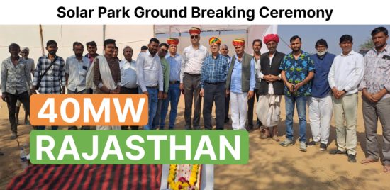 Groundbreaking Ceremony for 40MW Solar Park in Rajasthan: Novergy Paves the Way for Clean Energy